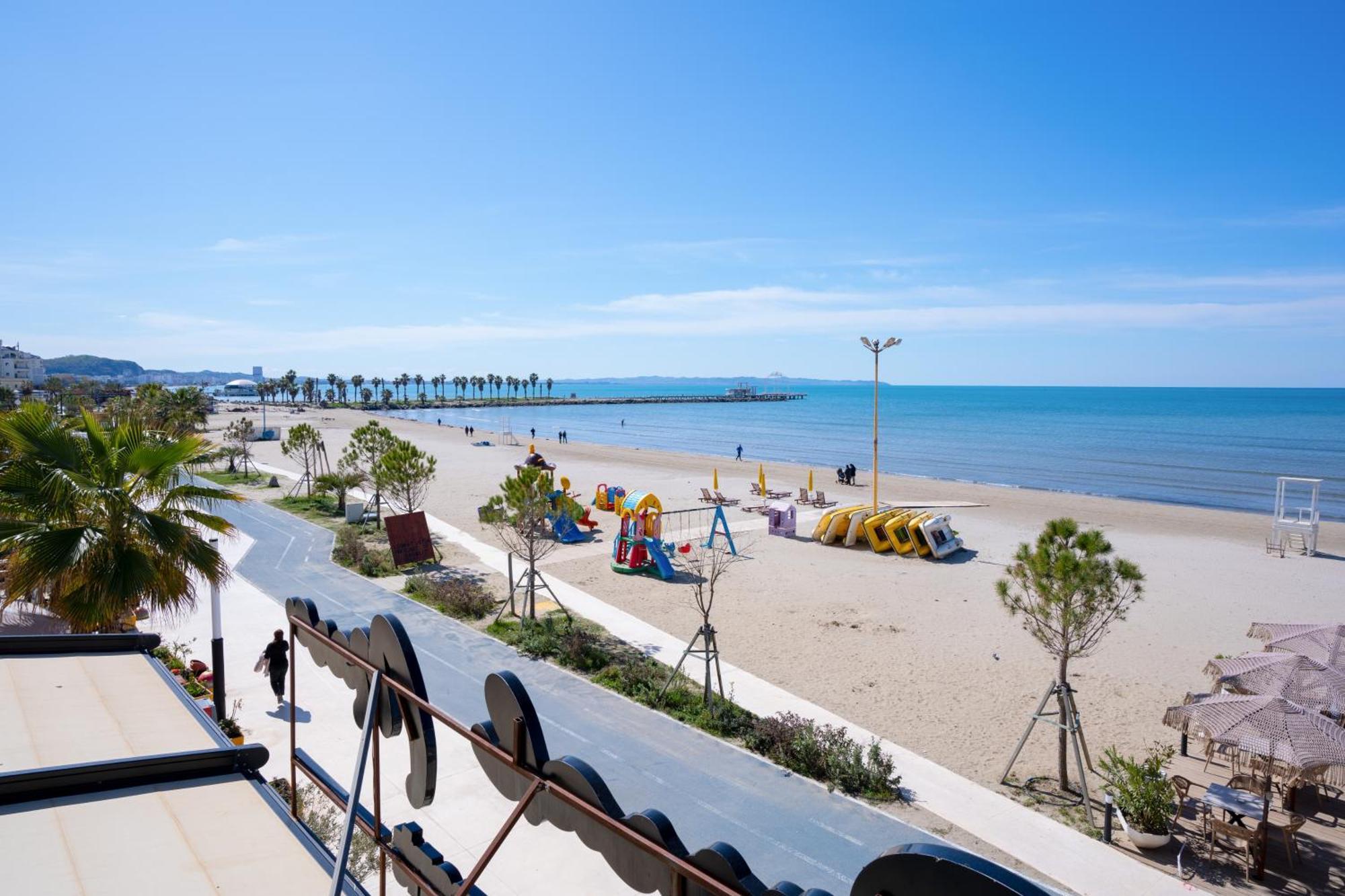 Sea View-Apartment On The Beach - Durrs2 Durrës Extérieur photo